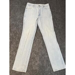 Vintage Wrangler Jeans Mens Size 35X36 Made In USA Bootcut Cowboy Western